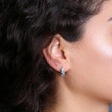925 Silver Zircon Earrings Studs