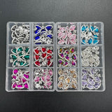 Nail Charms Rhinestones Nail Art Heart Planet Gems Alloy Diamond Crystal Jewelry