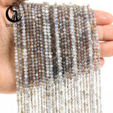 3mm Faceted Sunstone Amazonite Agate Beads for DIY Jewelry 15''