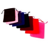 10pcs Velvet Bag Jewelry Packaging Wedding Favor Pouches 5x7cm 7x9cm 9x12cm 10x1