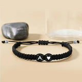 Heart Link Rope Braided Bracelets for Mom Daughter Couples Jewelry