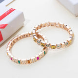 Enamel Happy Face Diamond Bracelet Dice Beads Boho Jewelry Accessories