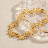 18K Plated Water Resistant Minority Butterfly Pattern Bracelet