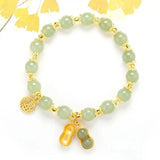 Vintage Light Jade Bracelet Women's Jewelry Gift