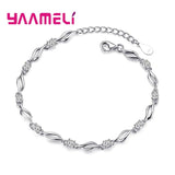 Purple Zircon 925 Sterling Silver Bracelet Bangle