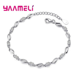 Purple Zircon 925 Sterling Silver Bracelet Bangle