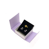 DoreenBeads Gray Ribbon Bowknot Gift Present Jewelry Box