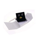 DoreenBeads Gray Ribbon Bowknot Gift Present Jewelry Box