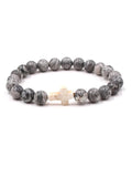 Cross Stone Beaded Bracelet for Women Punk Jewel