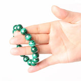 Malachite Beads Bracelet Natural Quartz Stone 6mm 8mm 10mm 12mm