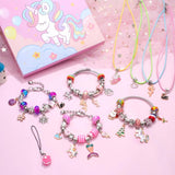 Kids Bracelet Set Box DIY Beaded Pendant Hand Box Set