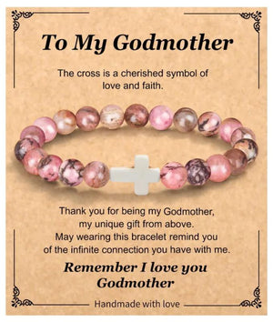 Religious Cross Bracelet Bible Verse Faith Christmas Gift for Women