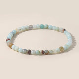 4mm Natural Stone Bracelet Feminine Energy Mini Beaded Jewelry