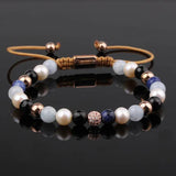 6mm Mix Stone Beaded Friendship Bracelet Adjustable