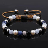6mm Mix Stone Beaded Friendship Bracelet Adjustable