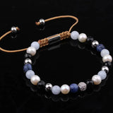 6mm Mix Stone Beaded Friendship Bracelet Adjustable