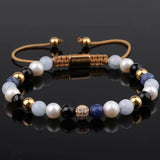 6mm Mix Stone Beaded Friendship Bracelet Adjustable