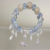 Fairy Sweet Butterfly Tassel Bracelet Light Star Planet Beaded Jewelry