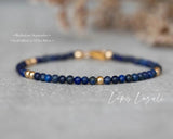 Lapis Lazuli Birthstone Bracelet Crystal Jewelry