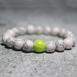 10mm Beads Bracelet Volleyball Baseball Strand Biker Jewelry Gift