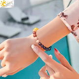 CSJA Healing 7 Chakras Bracelet Natural Stone Crystal Bracelets Femme Reiki