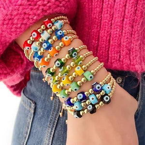 KKBEAD Evil Eye Bracelets for Women, LiuLi Eye Bracelets Jewellery