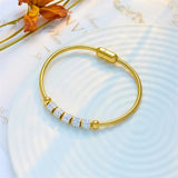 316L Stainless Steel Rhinestone Bracelet For Women Ladies