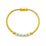 316L Stainless Steel Rhinestone Bracelet For Women Ladies