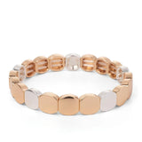 Bohemian Enamel Bracelet Alloy Beads Elastic Bangle Women Jewelry