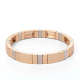 Bohemian Enamel Bracelet Alloy Beads Elastic Bangle Women Jewelry