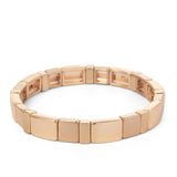 Bohemian Enamel Bracelet Alloy Beads Elastic Bangle Women Jewelry