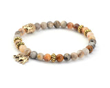 6MM Stone Buddha Elephant Beads Bracelet Jewelry