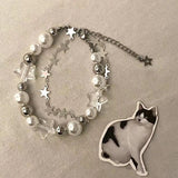 925 Silver Pearls Bamboo Knots Bracelet for Women Girl