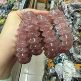 Strawberry Quartz Stone Bracelet