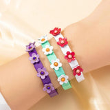 Colorful Beads Bracelets Bohemian Elastic Bangle for Women