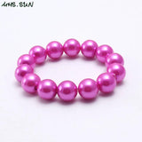 5pc Baby Kids Elastic Beaded Bracelets Girls Jewelry