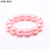 5pc Baby Kids Elastic Beaded Bracelets Girls Jewelry