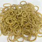 Golden Rutilated Stone Bracelet 6mm 8mm 10mm Energy Jewelry