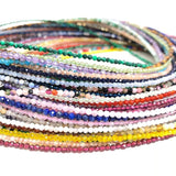 Natural Stone Bead Necklace Bracelet Agate Crystal Quartz Reki Clavicle Chain