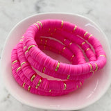 Heishi Disc Beads Bracelet Jewelry for Women Boho Summer Friendship Bracelets