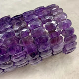 Amethyst Stone 7x14mm Bracelets Energy Magnetic Field Jewelry