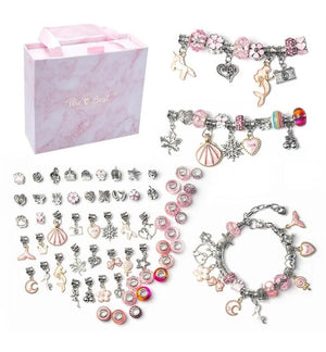 Braided Letter Beads Jewelry Making Kit