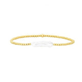 Freshwater Pearl Bracelet Gift for Women 18K Waterproof Jewelry