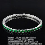 Pink Green Round Bracelet Bangle for Women Gift S6792