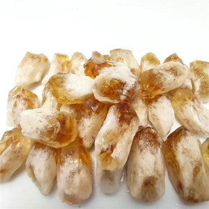 50g Natural Brazilian Citrine Stone Quartz Crystal Rough Points