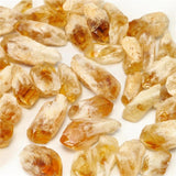 50g Natural Brazilian Citrine Stone Quartz Crystal Rough Points