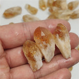 50g Natural Brazilian Citrine Stone Quartz Crystal Rough Points