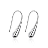 925 Silver Teardrop Dangle Earrings - Valentine Gift