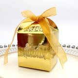 10Pcs Eid Mubarak Candy Box Lace Paper Box for Eid Gift Cookies Ramadan Party