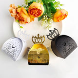 10Pcs Eid Mubarak Candy Box Lace Paper Box for Eid Gift Cookies Ramadan Party